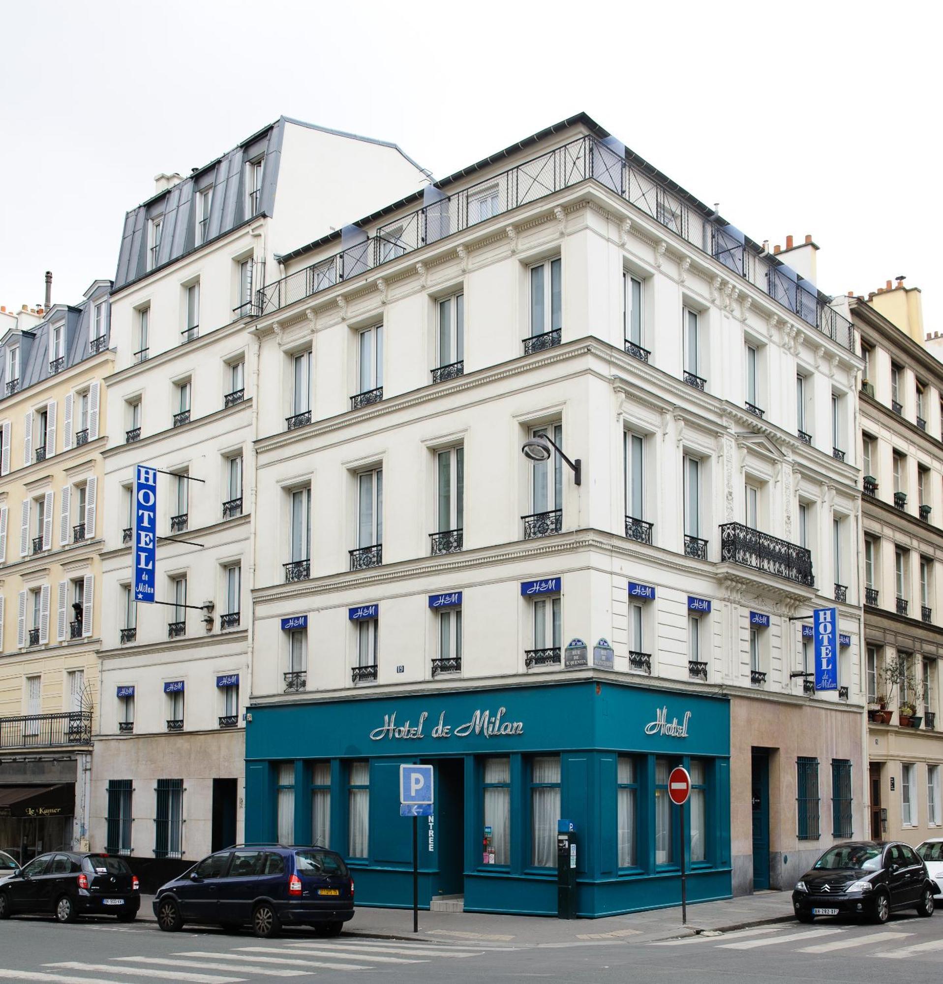 Hotel De Milan Paris Eksteriør billede